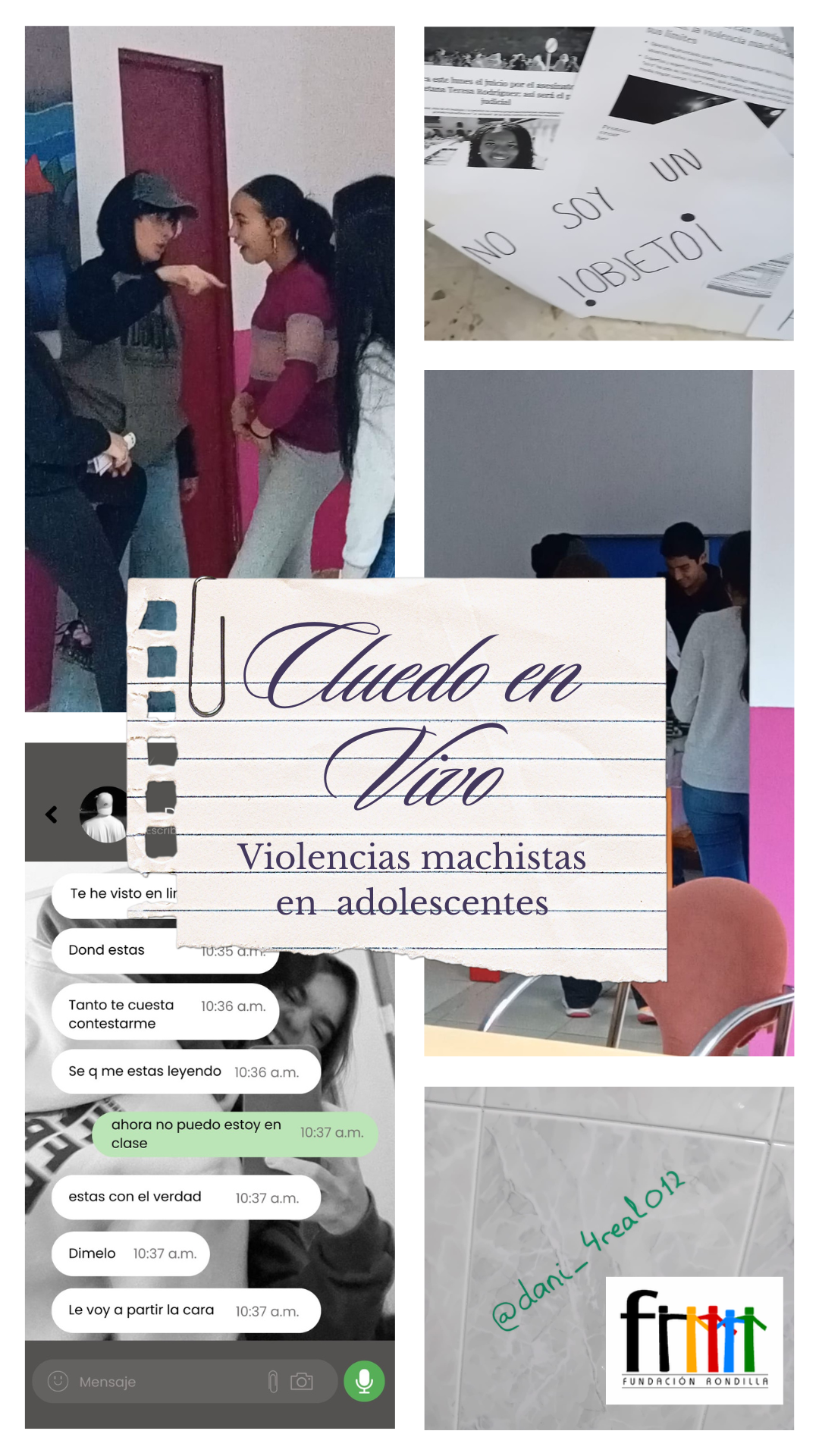 Cluedo en Vivo Violencias machistas adolescentes